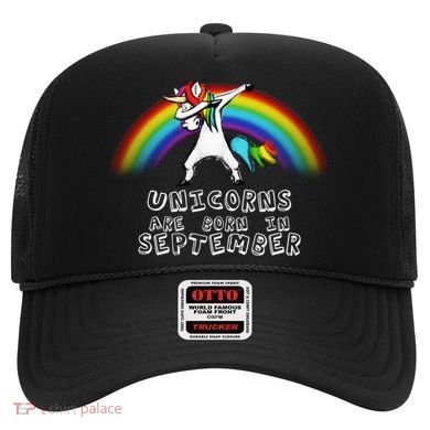 Unicorns Are Born In September Birthday Hat