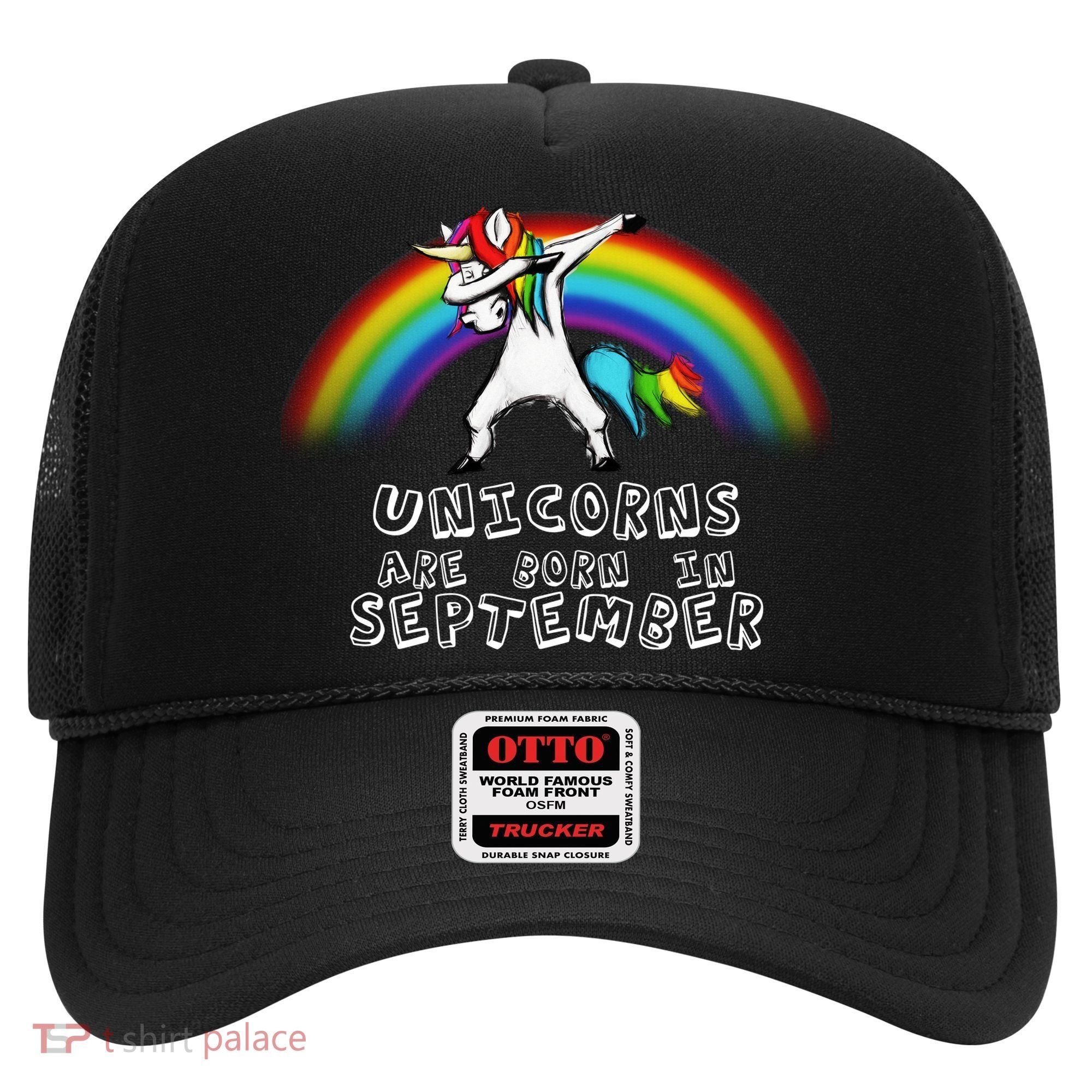 Unicorns Are Born In September Birthday Hat