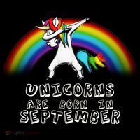 Unicorns Are Born In September Birthday Tank Top thumb 6