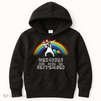 Unicorns Are Born In September Birthday Kids Hoodie thumb 0