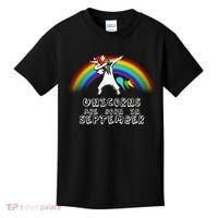 Unicorns Are Born In September Birthday Kids T-Shirt thumb 0