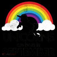 Unicorns Are Born In September Rainbow Retro Coffee Mug thumb 5