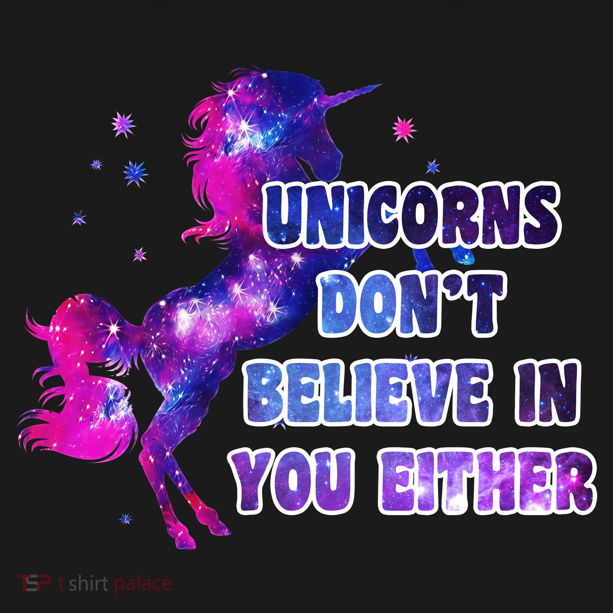 Unicorns Don't Believe In You Either Apron