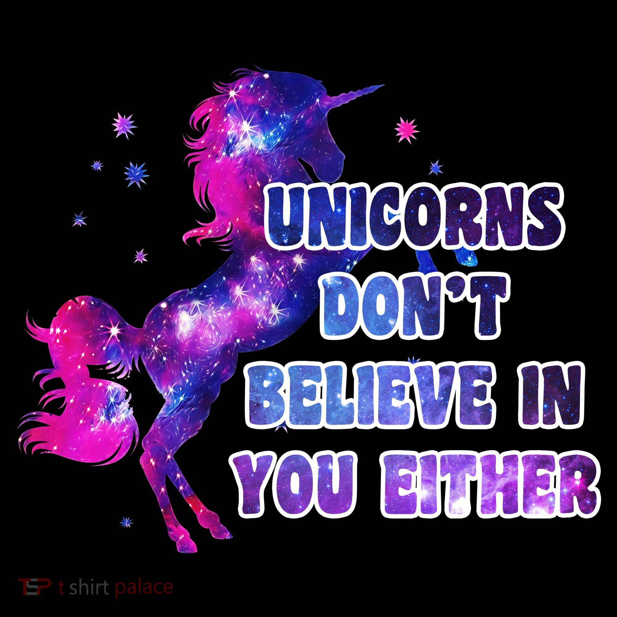Unicorns Don't Believe In You Either Women's Hoodie