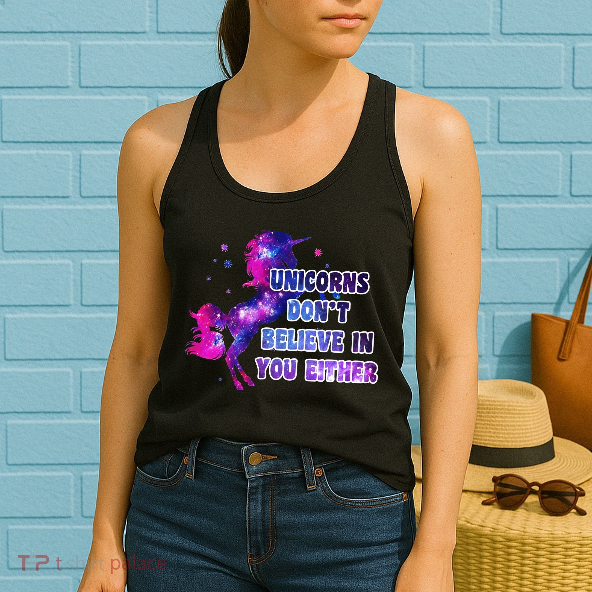 Unicorns Don't Believe In You Either Women's Tank Top