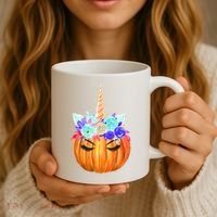 Unicron Pumpkin Coffee Mug thumb 3