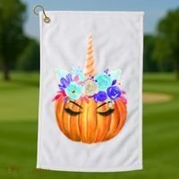 Unicron Pumpkin Golf Towel thumb 1