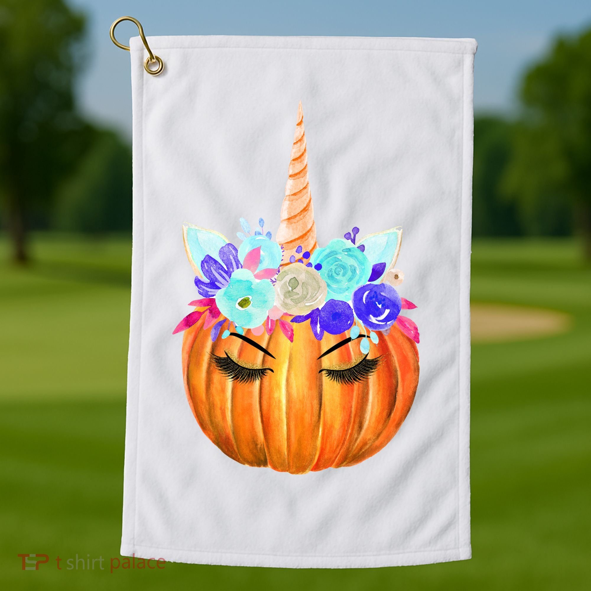 Unicron Pumpkin Golf Towel