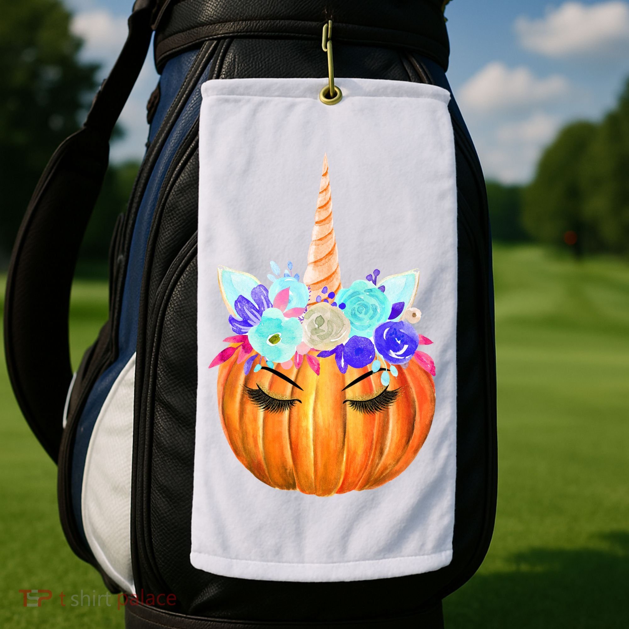 Unicron Pumpkin Golf Towel