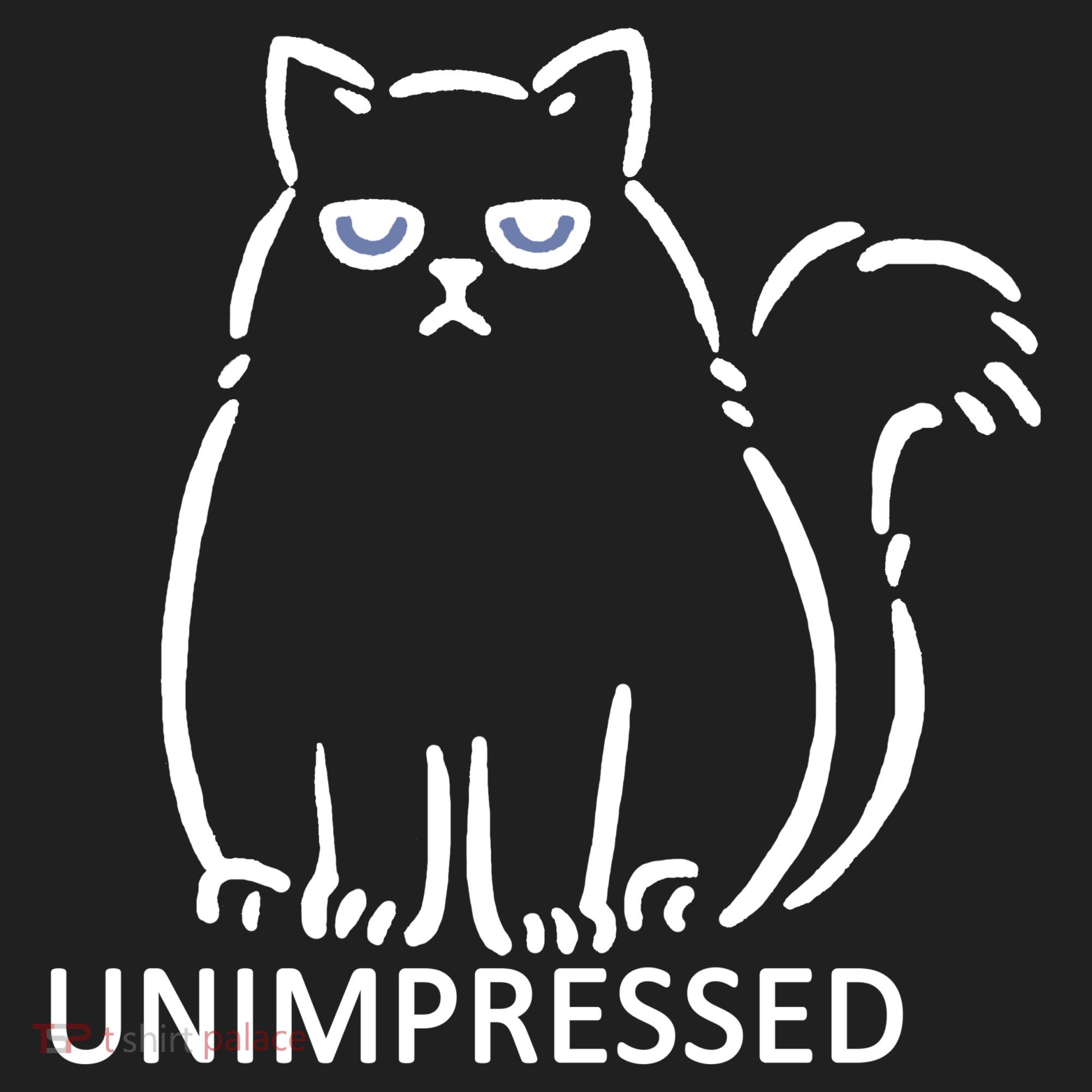 Unimpressed Funny Angry Cat Golf Towel