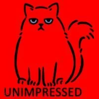 Unimpressed Funny Angry Cat Santa Hat thumb 1