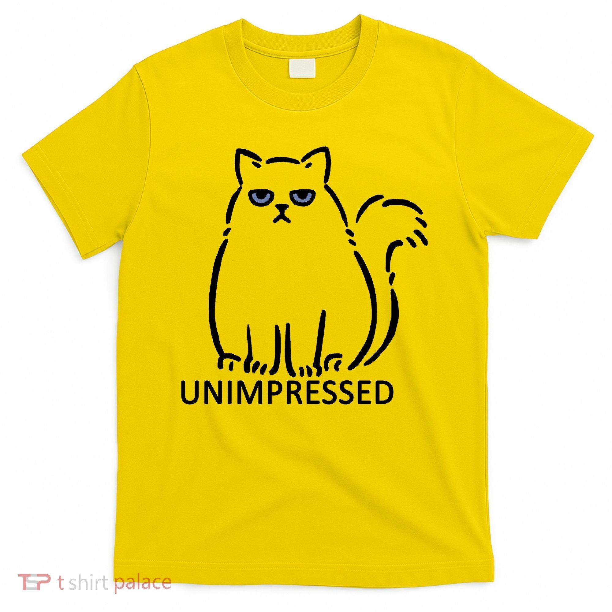 Unimpressed Funny Angry Cat T-Shirt
