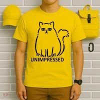 Unimpressed Funny Angry Cat T-Shirt thumb 6