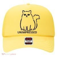 Unimpressed Funny Angry Cat Hat thumb 0