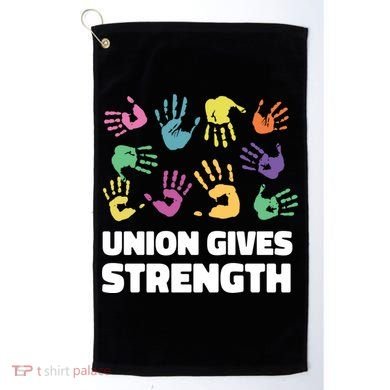 Union Gives Strength Golf Towel