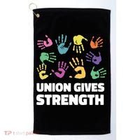 Union Gives Strength Golf Towel thumb 0