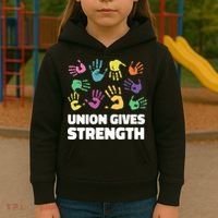 Union Gives Strength Kids Hoodie thumb 3