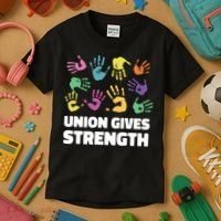Union Gives Strength Kids T-Shirt thumb 3