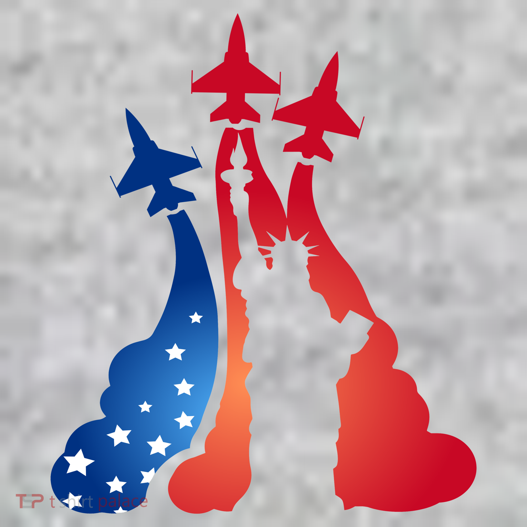 United States Air Force Jets Statue Of Liberty Sweatshirt