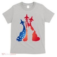 United States Air Force Jets Statue Of Liberty T-Shirt thumb 0