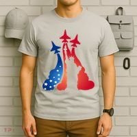United States Air Force Jets Statue Of Liberty T-Shirt thumb 6