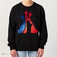 United States Air Force Jets Statue Of Liberty Women's Sweatshirt thumb 0