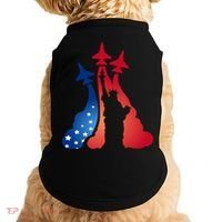 United States Air Force Jets Statue Of Liberty Doggie Tank thumb 0