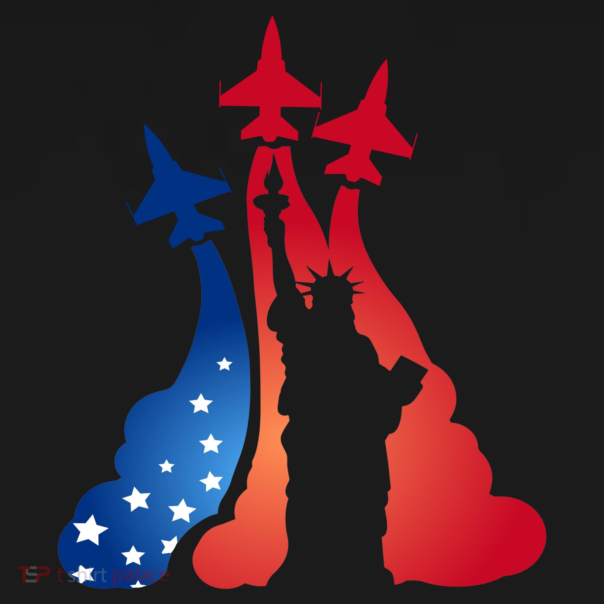 United States Air Force Jets Statue Of Liberty Hoodie