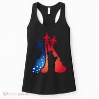United States Air Force Jets Statue Of Liberty Women's Tank Top thumb 0