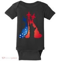 United States Air Force Jets Statue Of Liberty Baby Bodysuit thumb 0