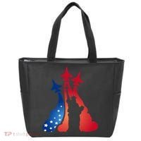 United States Air Force Jets Statue Of Liberty Tote Bag thumb 0
