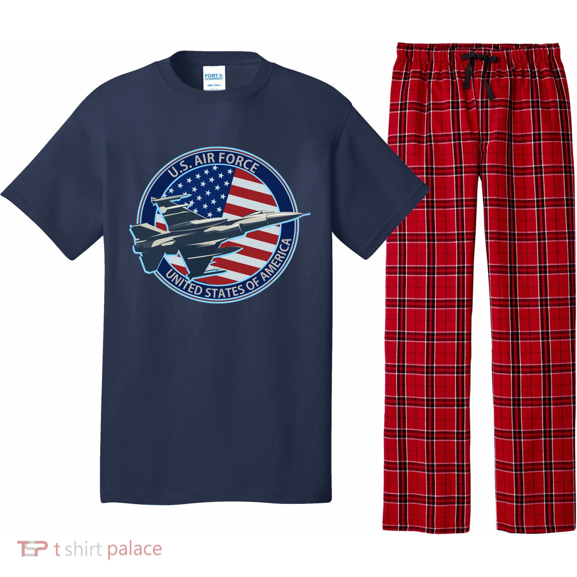United States Air Force Logo Pajama Set