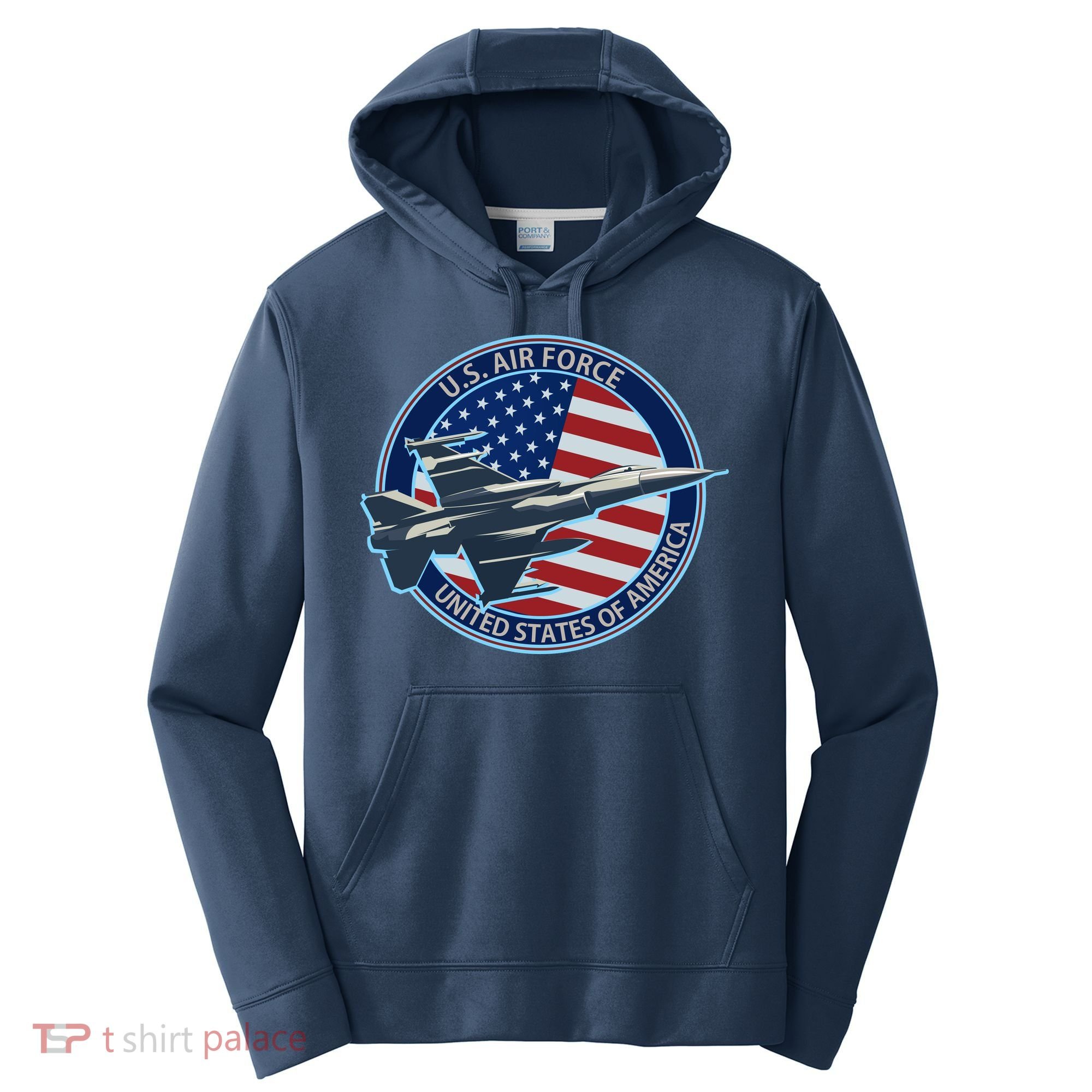 United States Air Force Logo Performance Fleece Hoodie