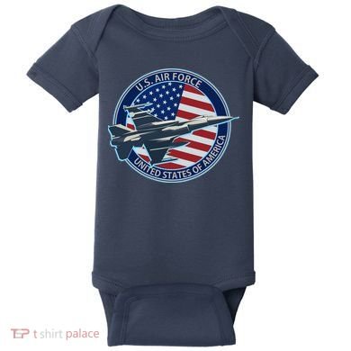United States Air Force Logo Baby Bodysuit