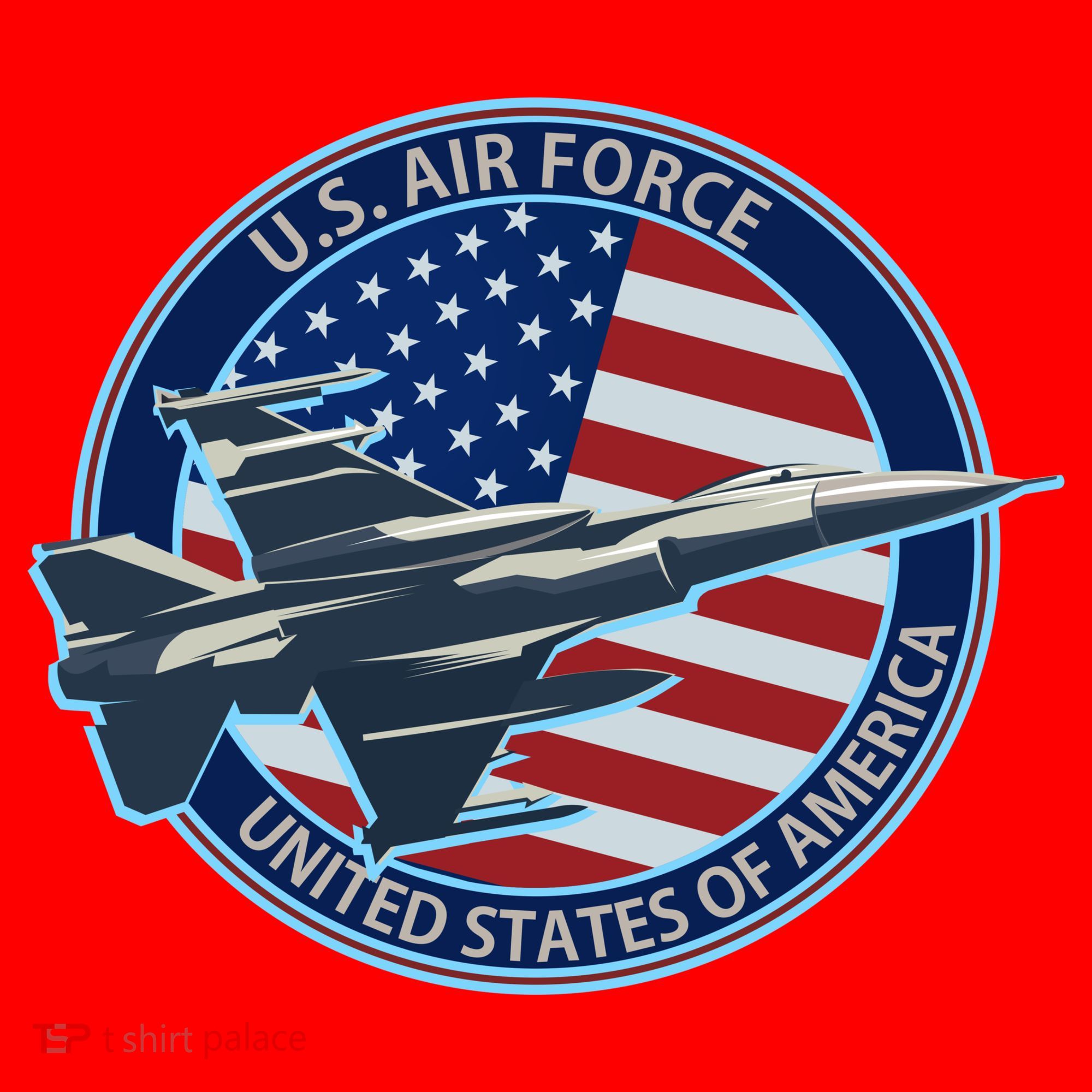 United States Air Force Logo Santa Hat
