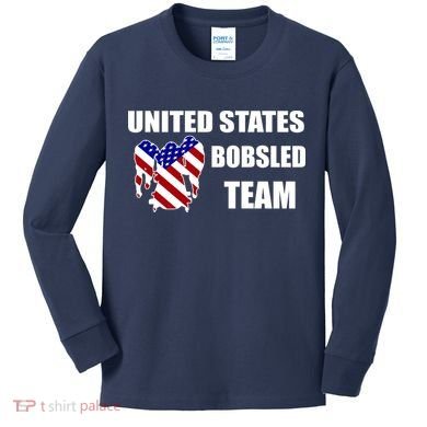 United States Bobsled Team Kids Long Sleeve Shirt