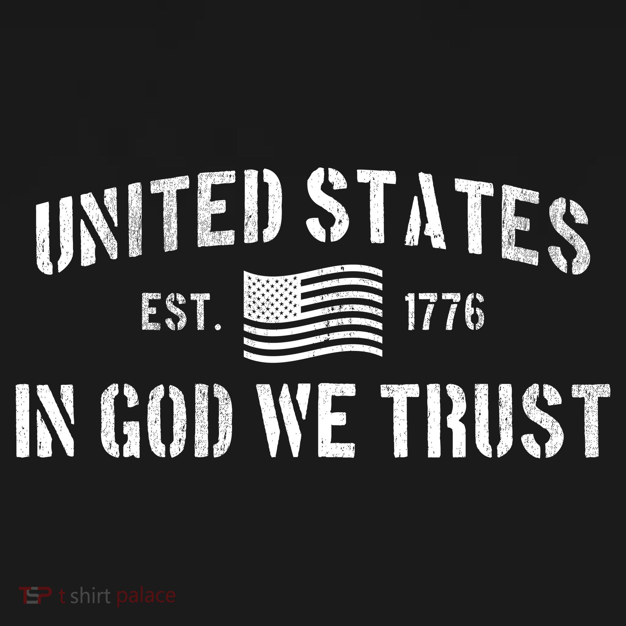 United States Est. 1776 In God We Trust Backpack
