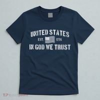 United States Est. 1776 In God We Trust T-Shirt thumb 5