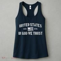 United States Est. 1776 In God We Trust Women's Tank Top thumb 3