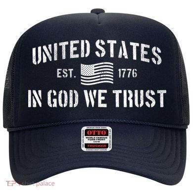 United States Est. 1776 In God We Trust Hat
