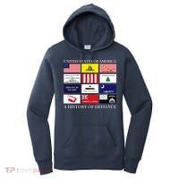 United States Of America A History Of Defiance  Women's Hoodie thumb 0