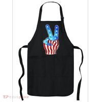 United States of America Peace Flag Stars Apron thumb 0