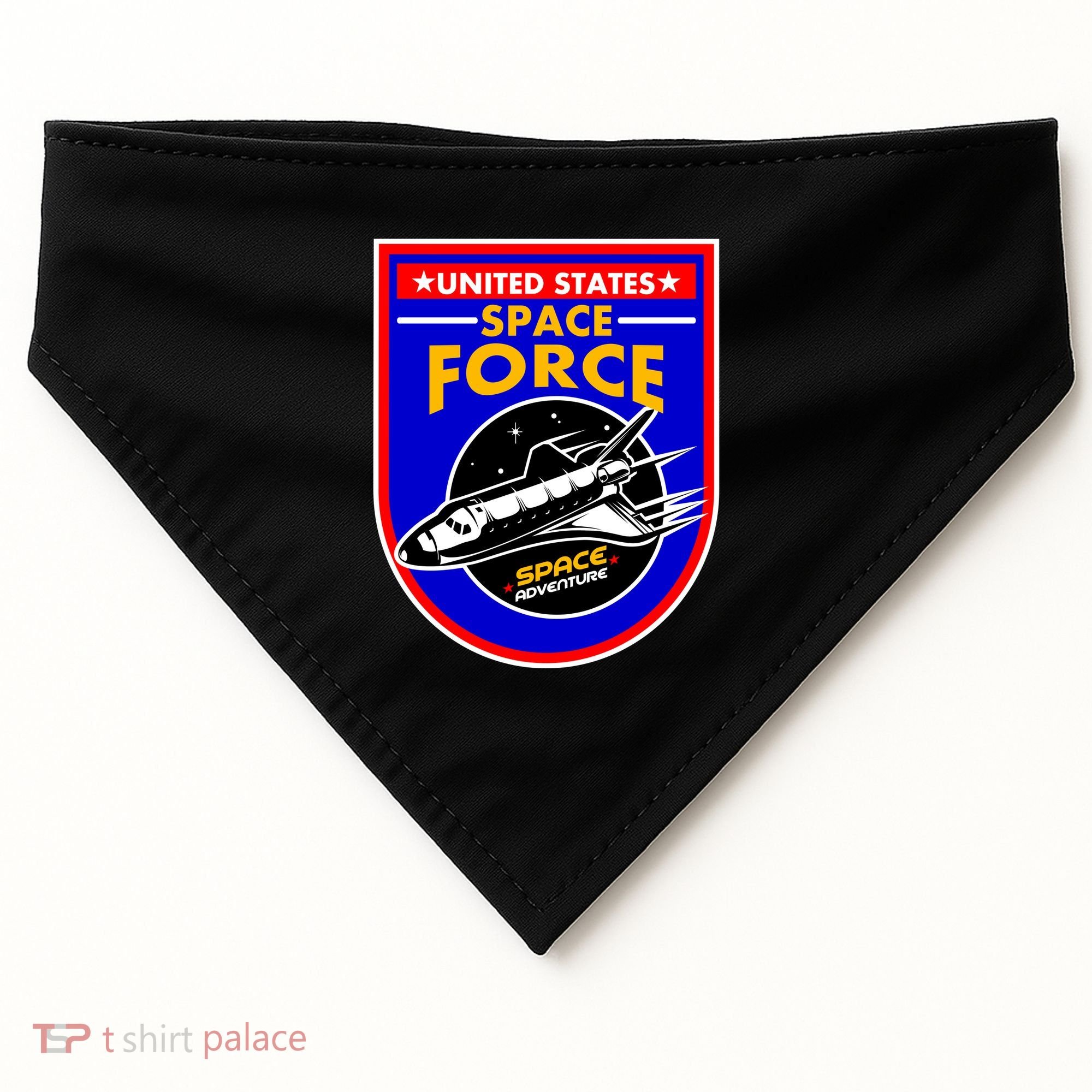 United States Space Force Adventure USSF USA-Made Doggie Bandana