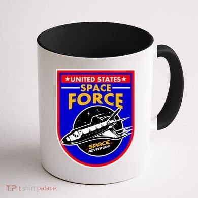 United States Space Force Adventure USSF Coffee Mug back