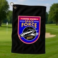 United States Space Force Adventure USSF Golf Towel thumb 1