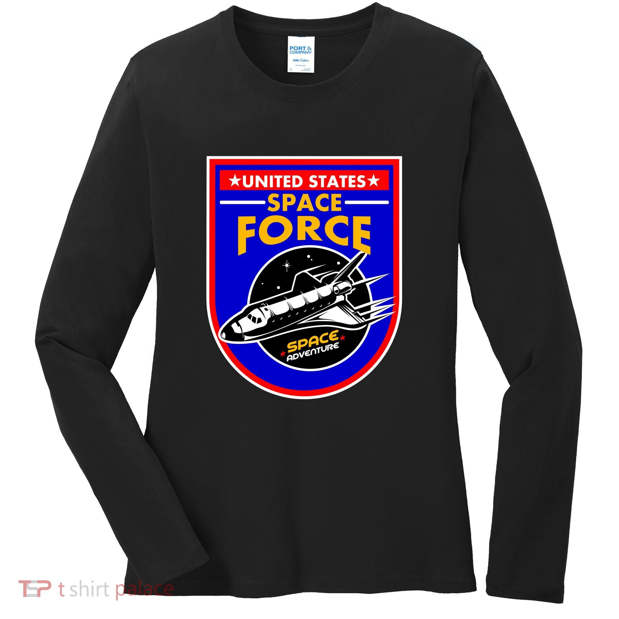 United States Space Force Adventure USSF Women's Long Sleeve Shirt