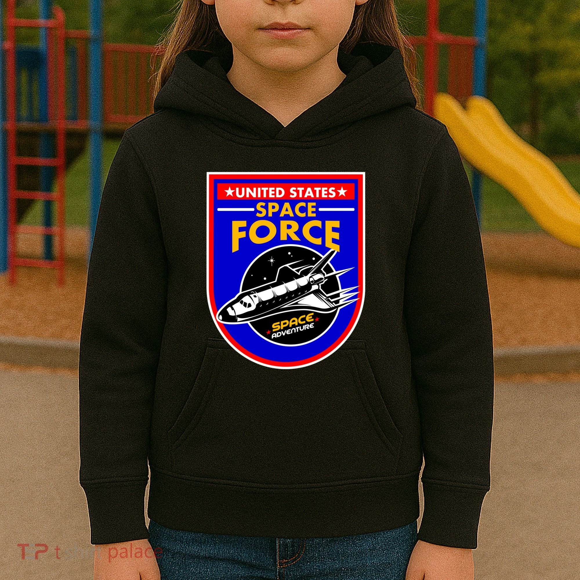 United States Space Force Adventure USSF Kids Hoodie