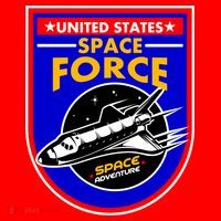United States Space Force Adventure USSF Santa Hat thumb 1