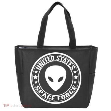 United States Space Force Alien Tote Bag