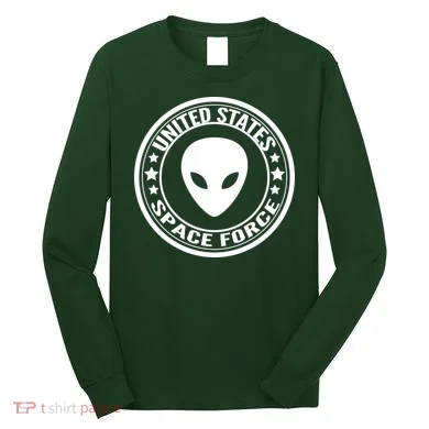 United States Space Force Alien Long Sleeve Shirt